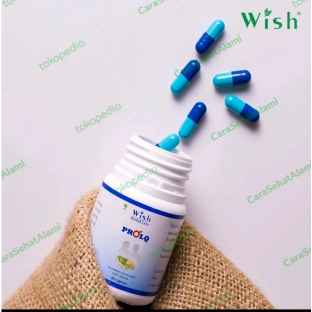 100% ORIGINAL Wish proLQ - Pro LQ suplemen herbal stamina pria dr boyke - obat kuat - vitamin kuat p