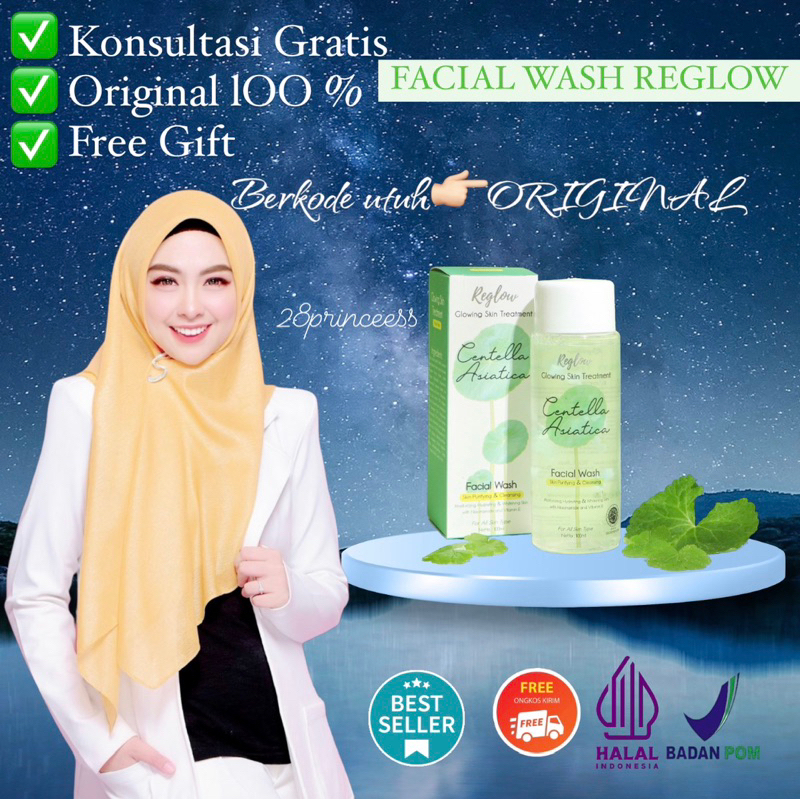 FACIAL WASH REGLOW ORIGINAL/ reglow skincare / reglow by dr shindy / sabun pembersih wajah