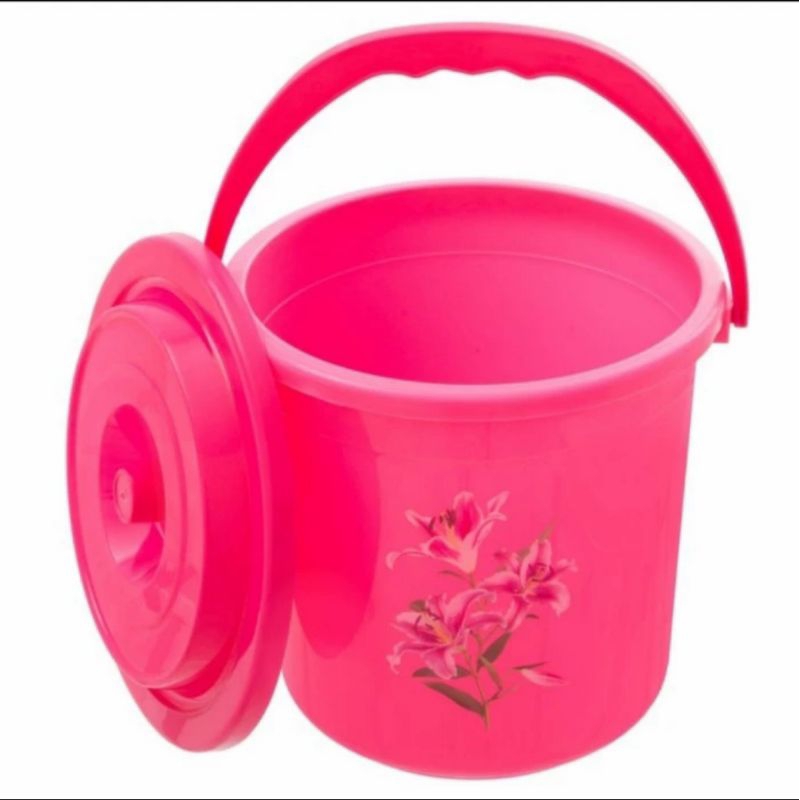 Ember plastik 3 Galon Shinpo/ Ember Shinpo 3 Galon dengan tutup ( Gojek)