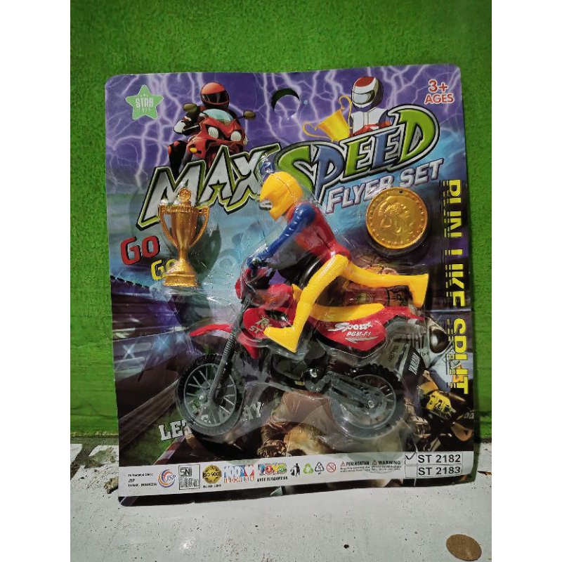 MAINAN ANAK MOTOR MINI CROSS MAX SPEED TRAIL MOTOR MURAH