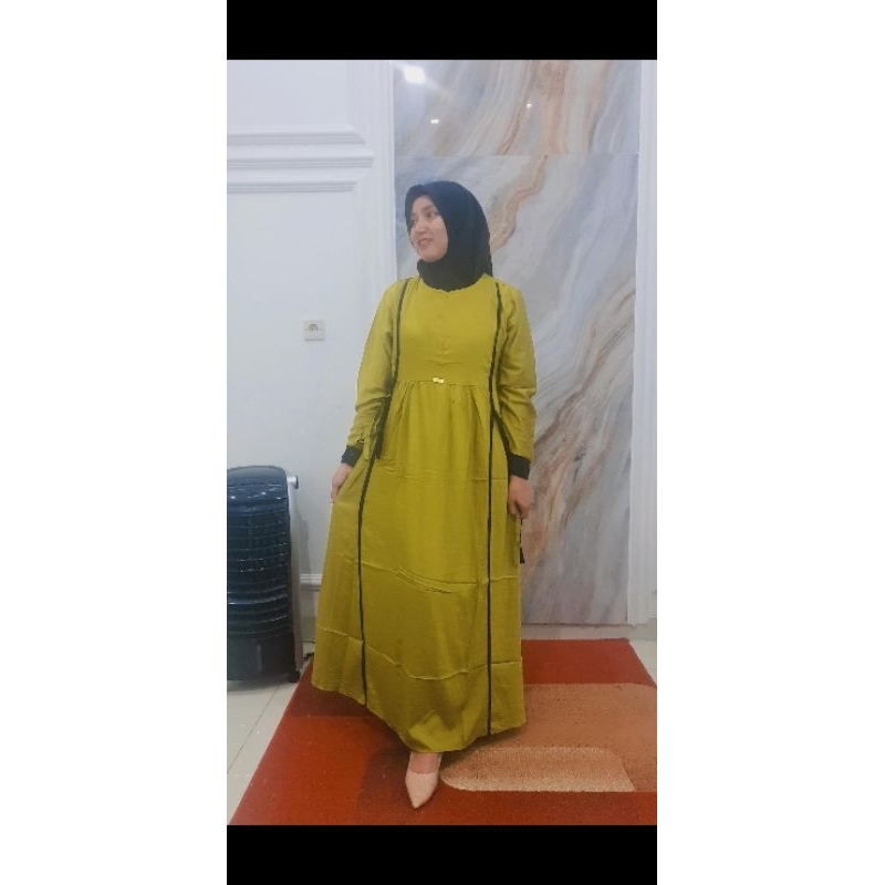 Gamis Katun Polo murah terbaru