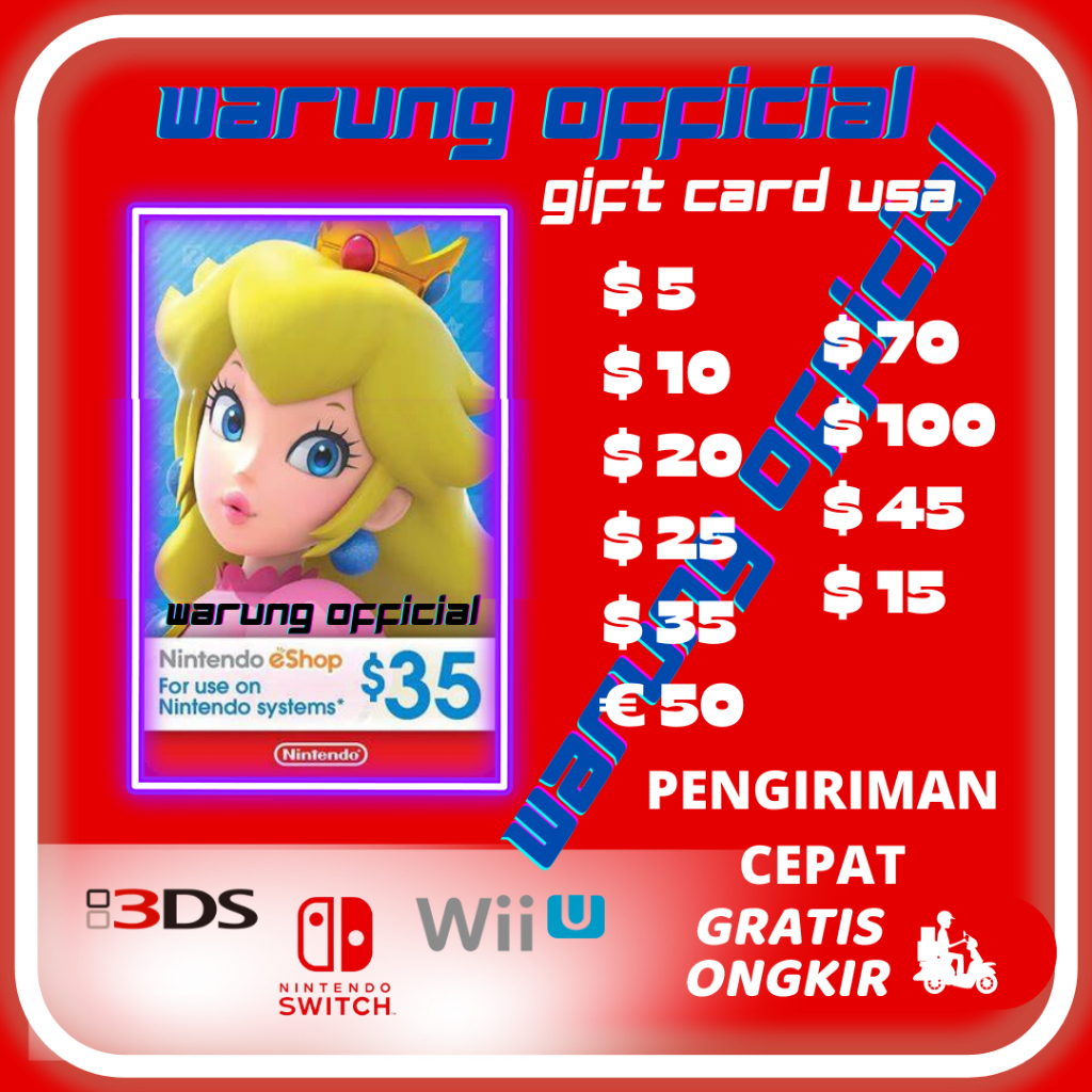 Nintendo Eshop Wallet nintendo switch us Gift Card $35 USD