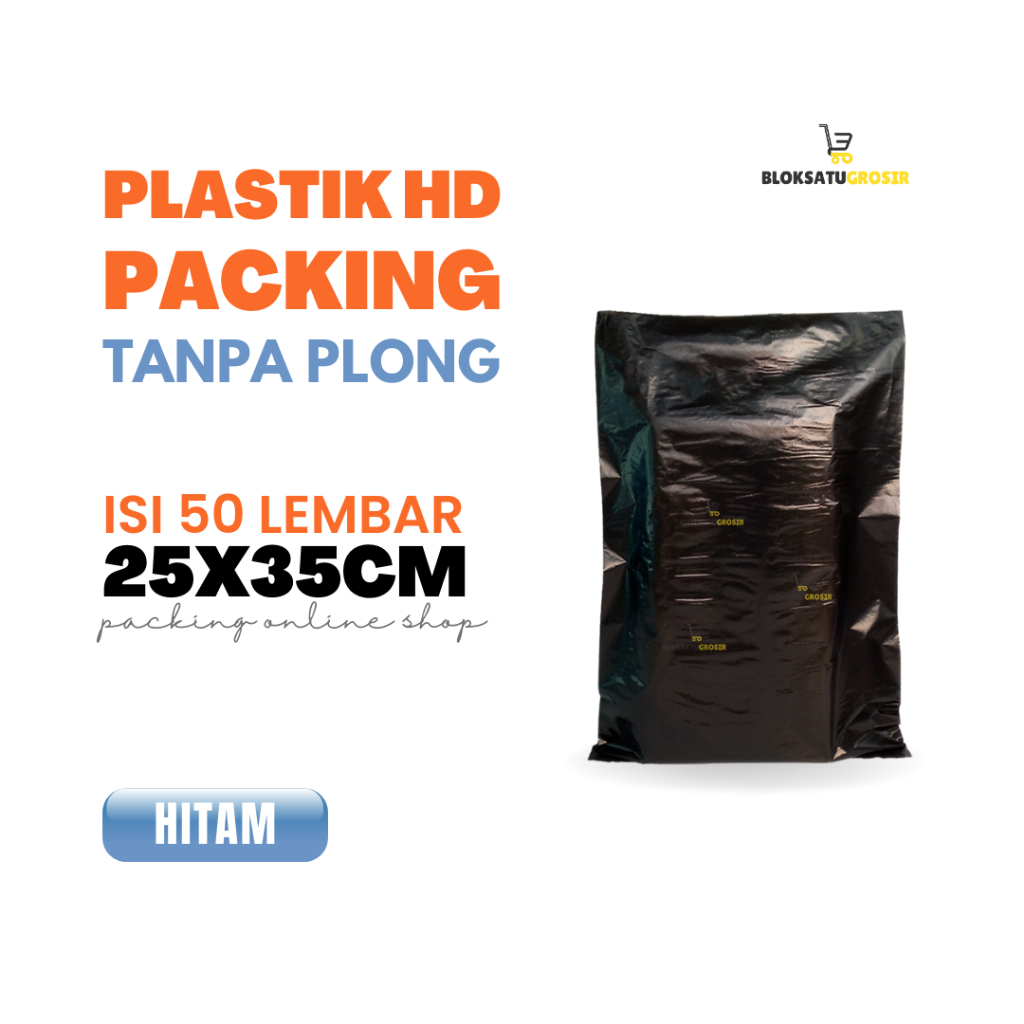 

Plastik packing olshop Uk. 25 x 35 (Isi 50 lembar) Plastik Kemasan Olshop / Plastik onlineshop