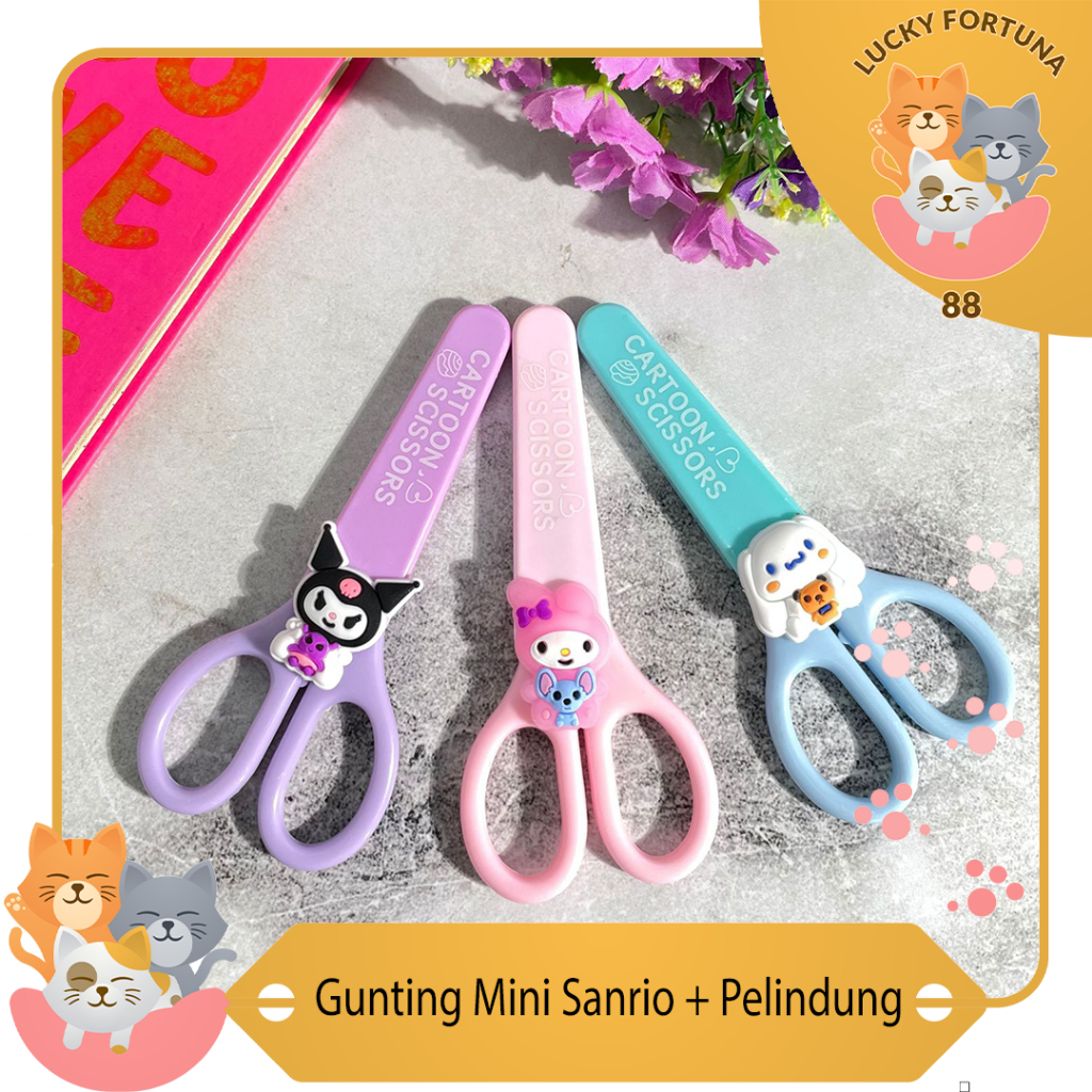 

Gunting Mini Sanrio Gunting tajam mini Gunting portabel mini Gunting Kertas Tajam