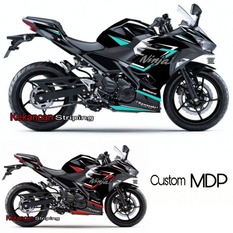 Striping All New Ninja 250fi Custom Livery MDP