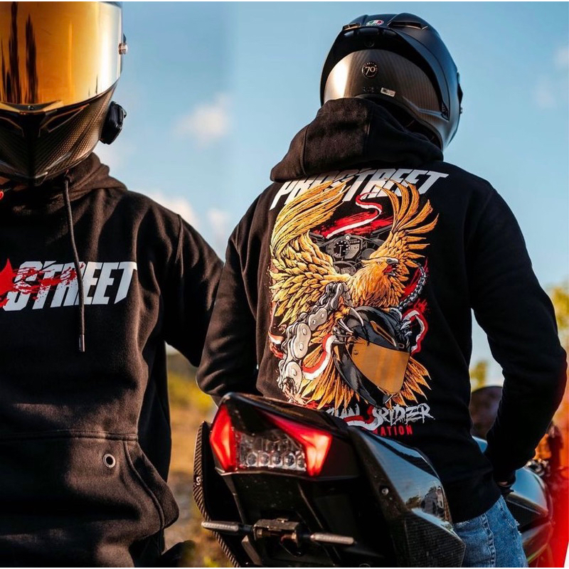 Sweater Hoodie Prostreet Garuda Sunmori Unisex Pria Wanita