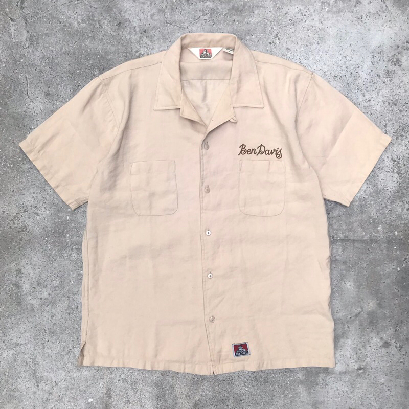 BEN DAVIS - Cream Workshirt