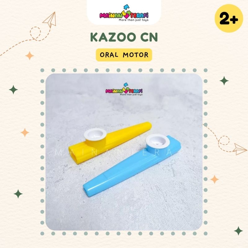 Mainan Terapi Kazoo CN Alat Tiup Oral Motor Terapi Wicara
