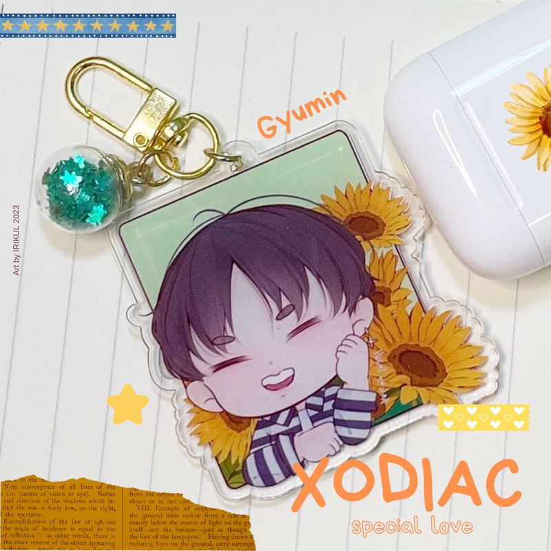 Xodiac Keychain Gyumin Gantungan Kunci Kpop