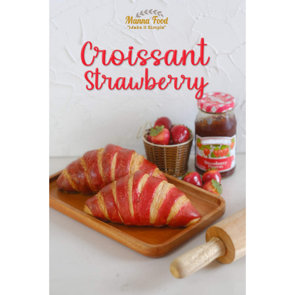

Manna Food Croissant Strawberry Ready To eat per 6 pcs