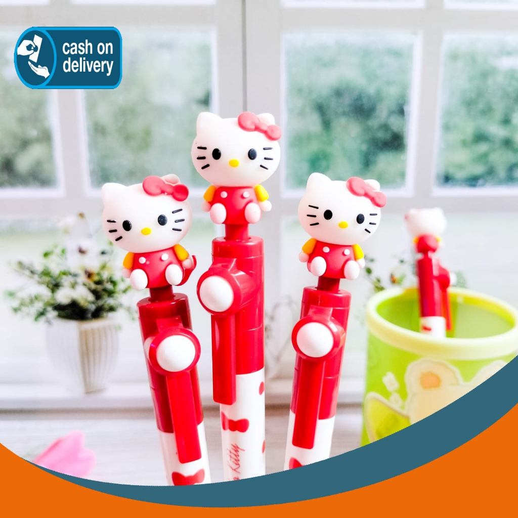 

PULPEN ROLLONG BALL HELLO KITTY SPINNING ALAT TULIS BOLPOIN UNIK IMUT MURAH PEN GEL KARAKTER LUCU MURAH PENA