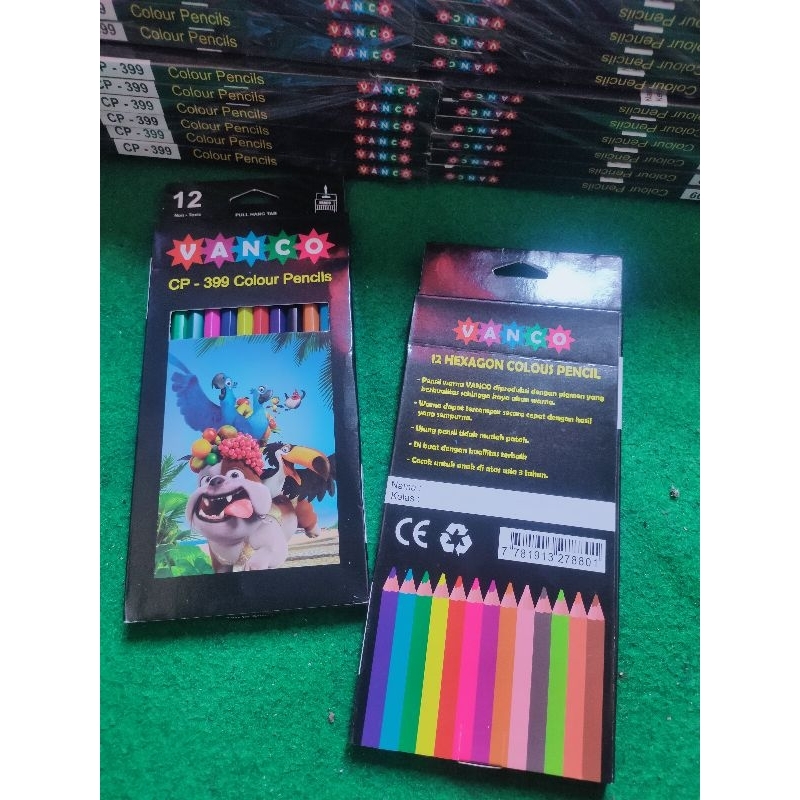 

Pensil Warna Vanco 12 warna ukuran panjang