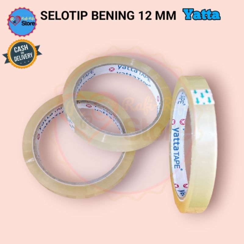 

Yatta Tape Selotip Isolasi Bening 12 mm X 72 Yard