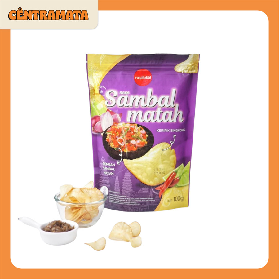 

Keripik Singkong Rasa Lokal Sambal Matah 100gr