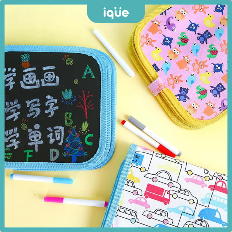 

IQUE Reusable Drawing Book Portable Buku Menggambar Mainan Edukasi Anak JunDW