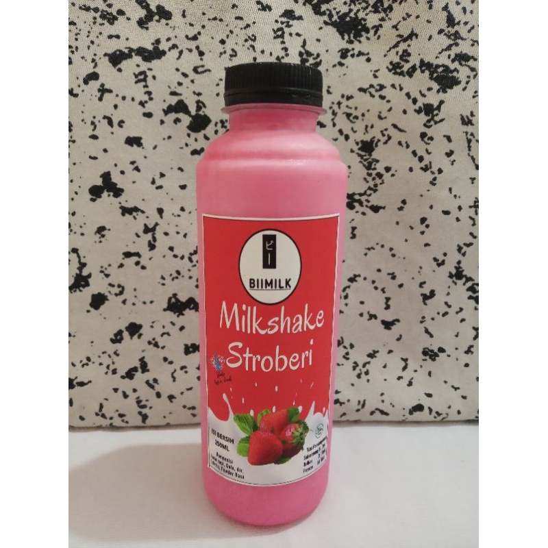 

Minuman Susu Fresh Milk Rasa Strawberry | Milkshake Strawberry | ukuran 250ML