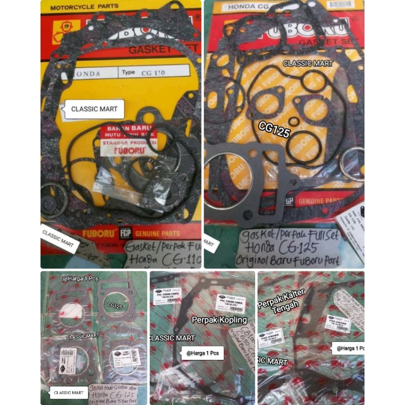 PAKING PACKING PERPAK GASKET MESIN HONDA CG110 CG125 CG 110 CG 125