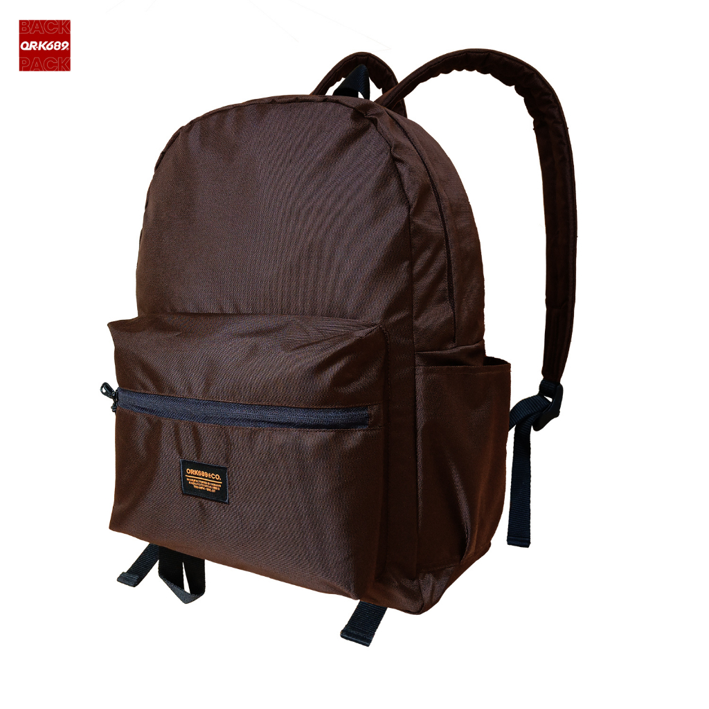 Tas Ransel Tas punggung backpack ork689 BP Makilah Brown