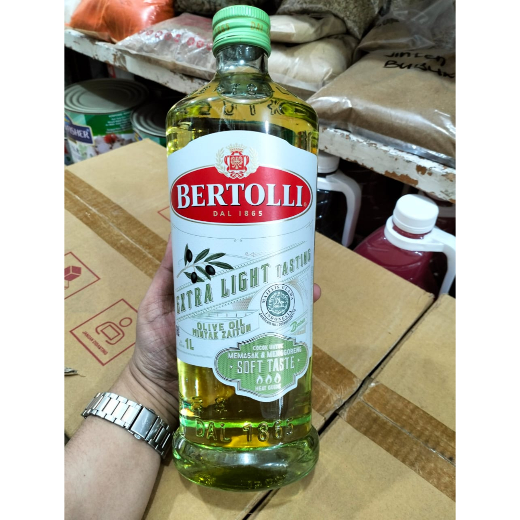 

bertolli extra light minyak zaitun 1liter