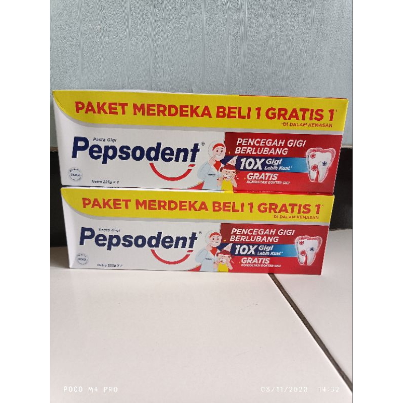 Pepsodent Paket Merdeka 225gr