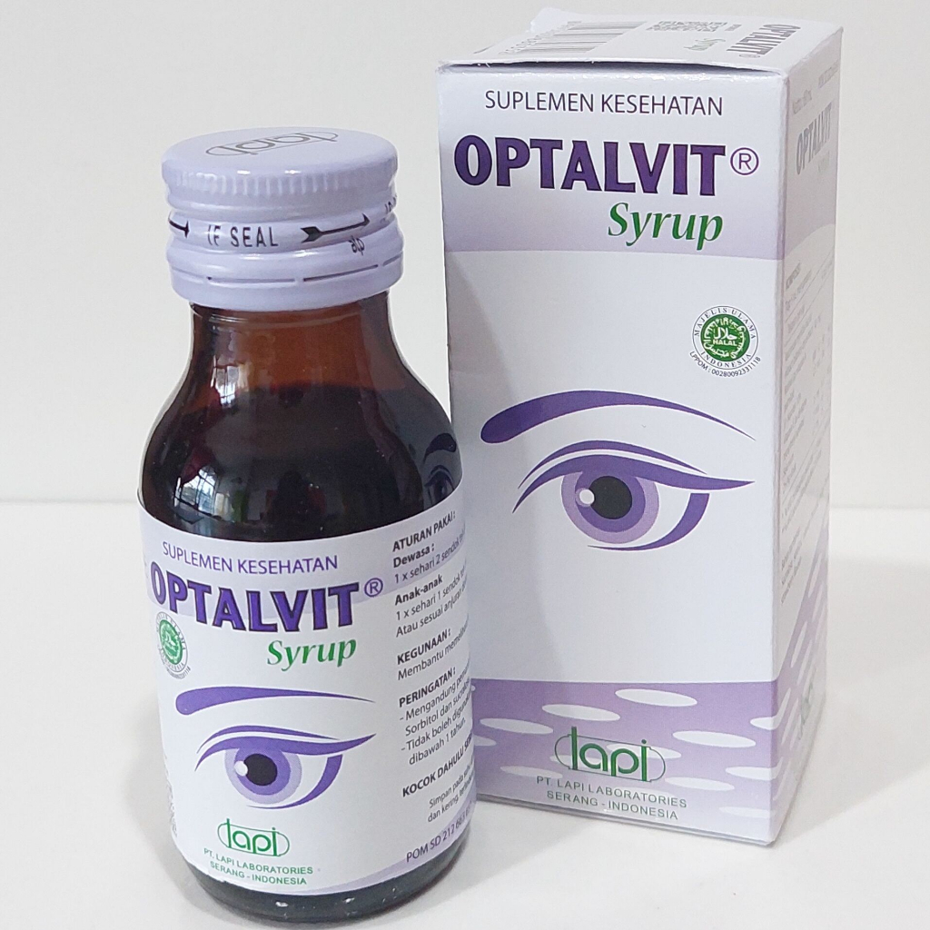 Optalvit sirup multivitamin kesehatan mata anak/dewasa