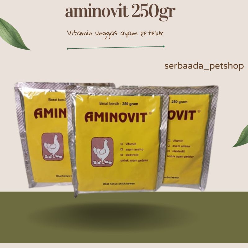 AMINOVIT 250 gram vitamin Unggas Ayam Petelur Medion