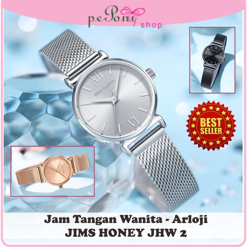 Jam Tangan Wanita - Arloji JIMS HONEY JHW 2 - Arloji Cewe Analog SALE DISKON