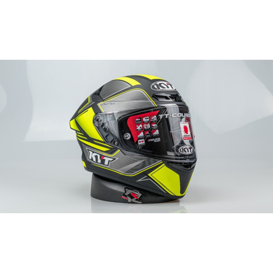 KYT TT COURSE TOURIST YELLOW FLUO