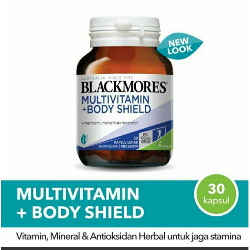 blackmores multivitamin + body shield (30)