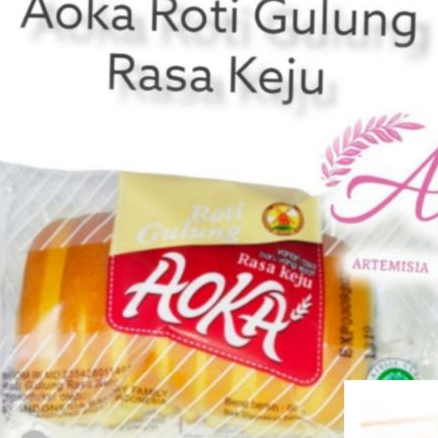 

Roti AOKA Gulung Keju / Gulung Coklat isi 12 pcs + dus