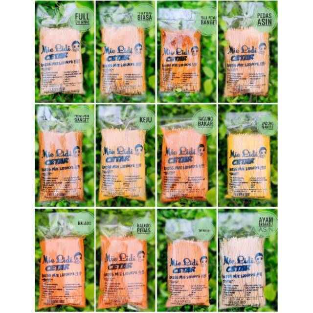 

MIE LIDI / MIE LIDI CETAR/ BUMBU KERING