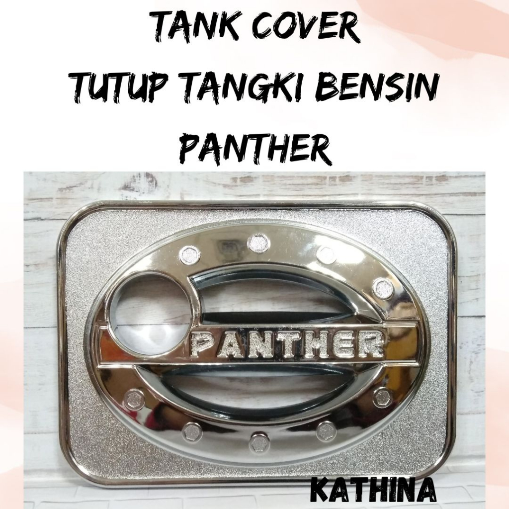 Tank Cover Tutup Tangki Bensin Mobil Isuzu Panther Kotak 1997-1999 Chrome