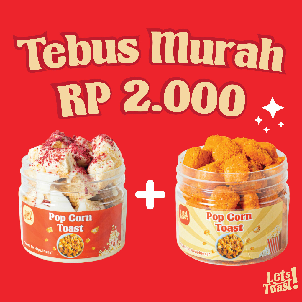 

Pop Corn Toast Red Velvet GRATIS Pop Corn Toast Balado