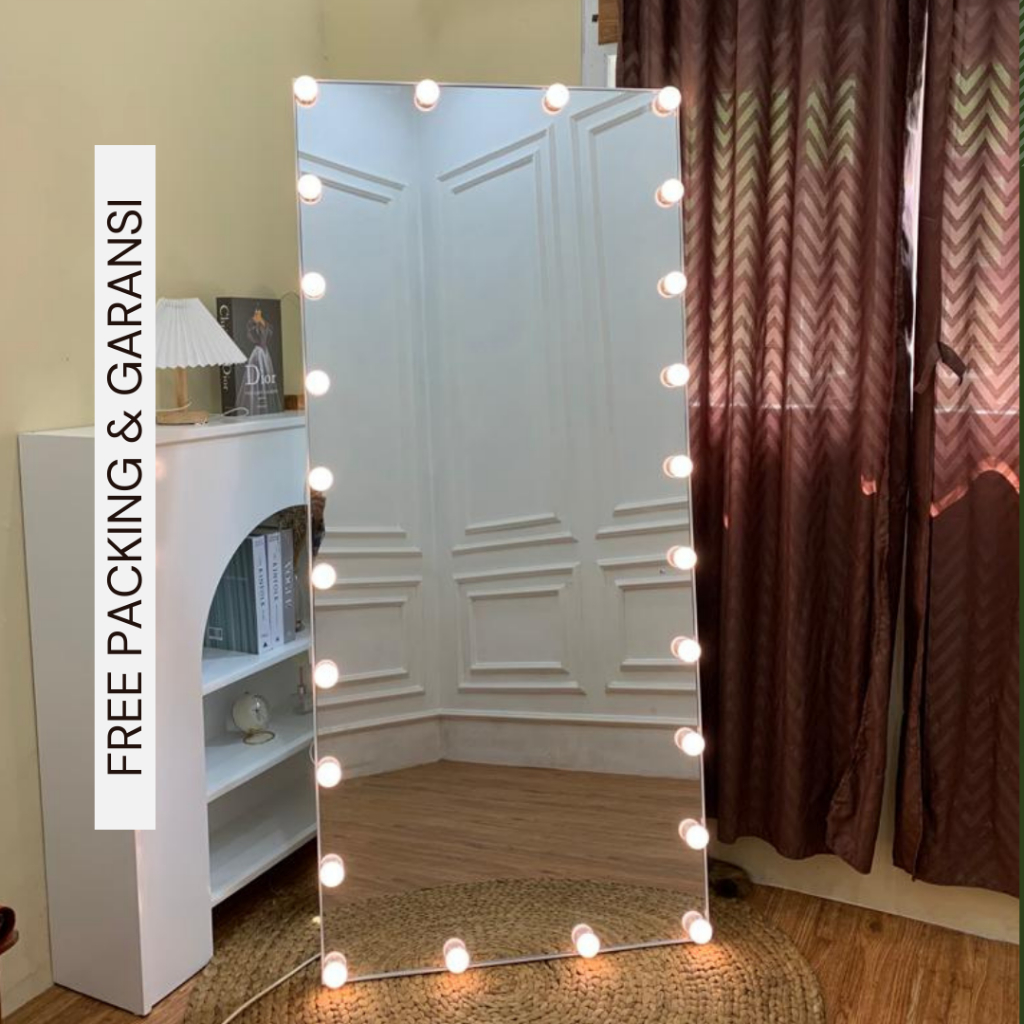 Termurah Vanity Mirror / Standing mirror 80x180cm Cermin full body by abarrahomedecor
