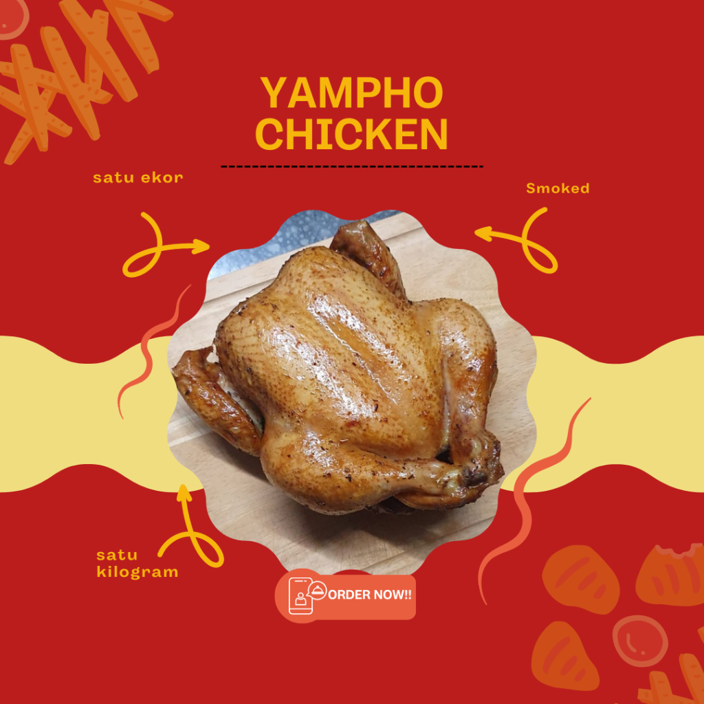 

Ayam Asap Smocked Yampho(Whole chicken)