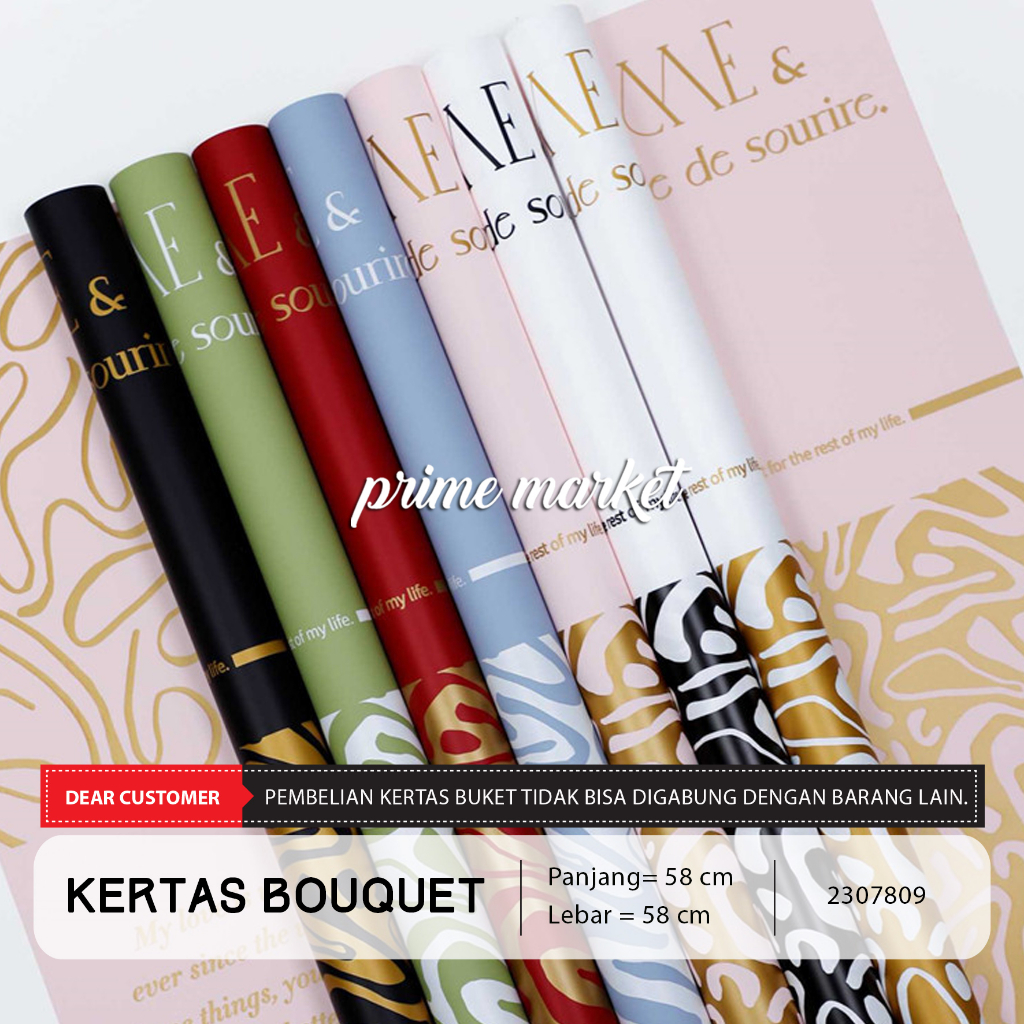 

Kertas Buket Bunga Kertas Cellophane Kertas Bunga Buket Flower Wrapping (2307809)