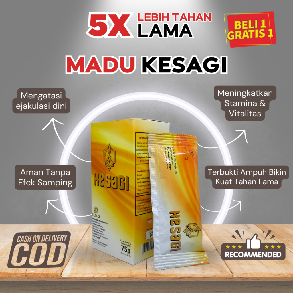 KOSAGI KESAGI ORIGINAL SUPLEMEN KUAT DI RANJANG Madu Artmen Tahan Lama Herbal Super Top Libido Pria