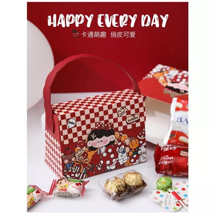 

V - box hampers ulang tahun anak - kotak hadiah ulangtahun anak laki laki perempuan - box snack - box hampers bayi new born