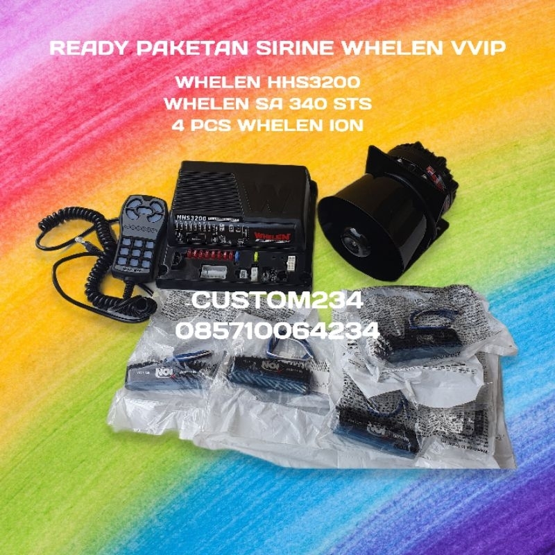 Whelen hhs3200 whelen sa 340sts 4 pcs whelen ion