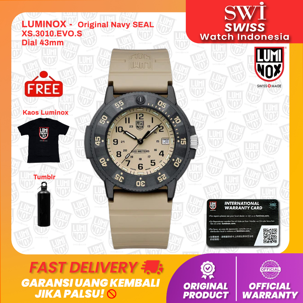 Jam Tangan Pria Analog LUMINOX 3010.EVO.S XS.3010.EVO.S Navy SEAL