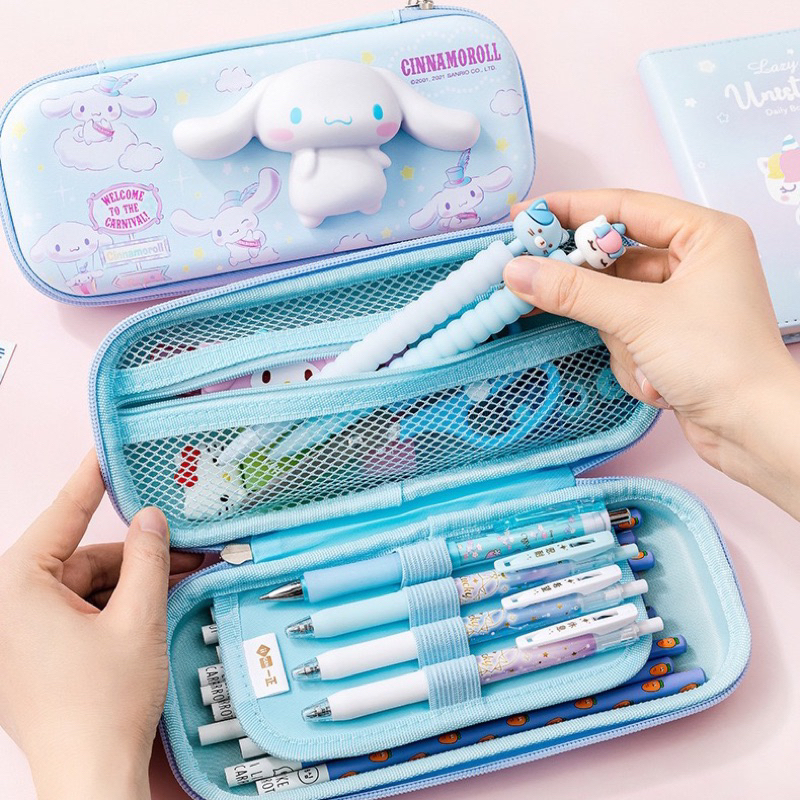 

Promo Tempat Pensil 3D Sanrio Squishy Cute Waterproof Kotak Pensil Animal Squishy