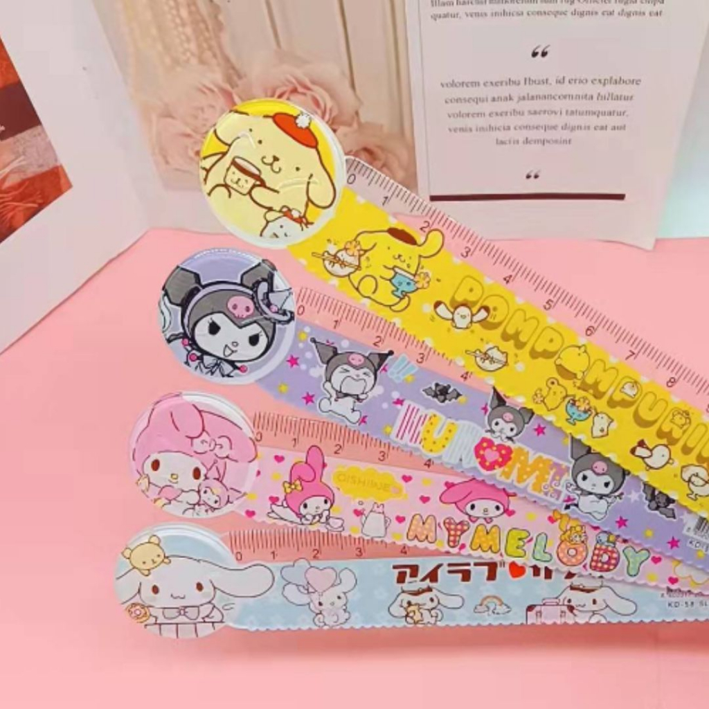 

Penggaris Lucu / Penggaris Motif / Penggaris Sanrio 15 cm