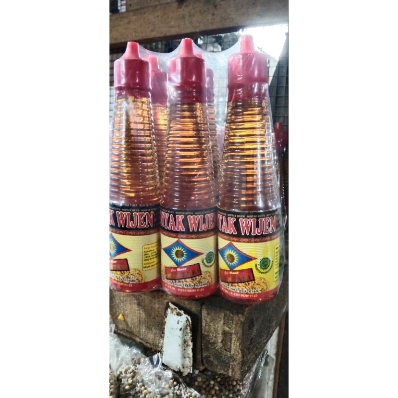 

minyak wijen 1 botol Rp 7000