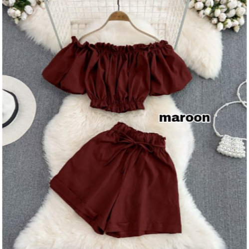 [ MOCIIESHOP ] set nono / baju satu setelan wanita / baju setelan wanita kekinian one set korea / ba