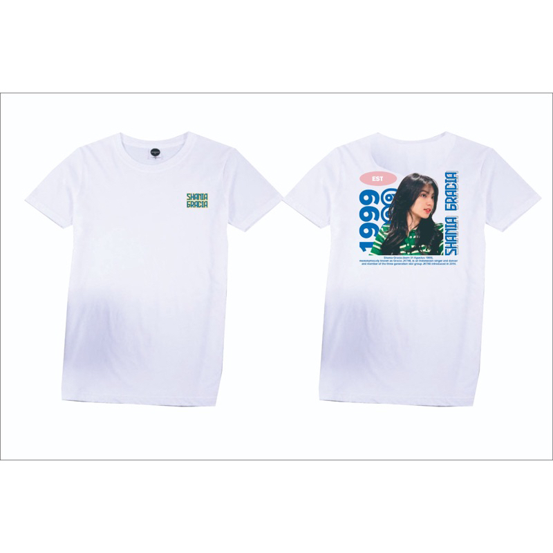 T-Shirt Shania Gracia JKT48 | Kaos Baju Gracia JKT48 | sablon Kaos Custom