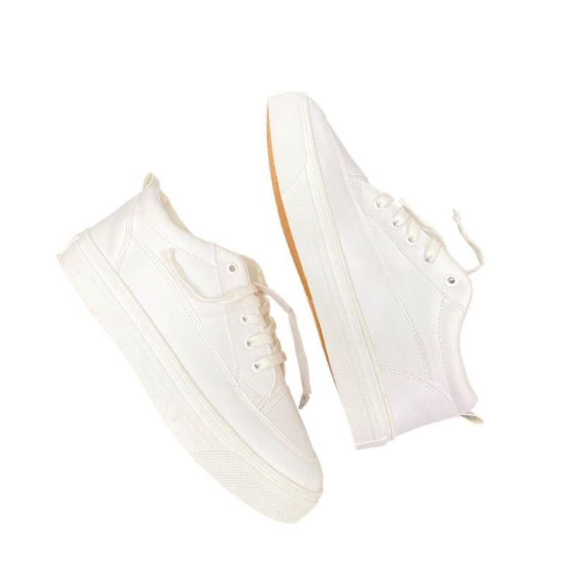 Sepatu full putih/karet pria/Wanita original