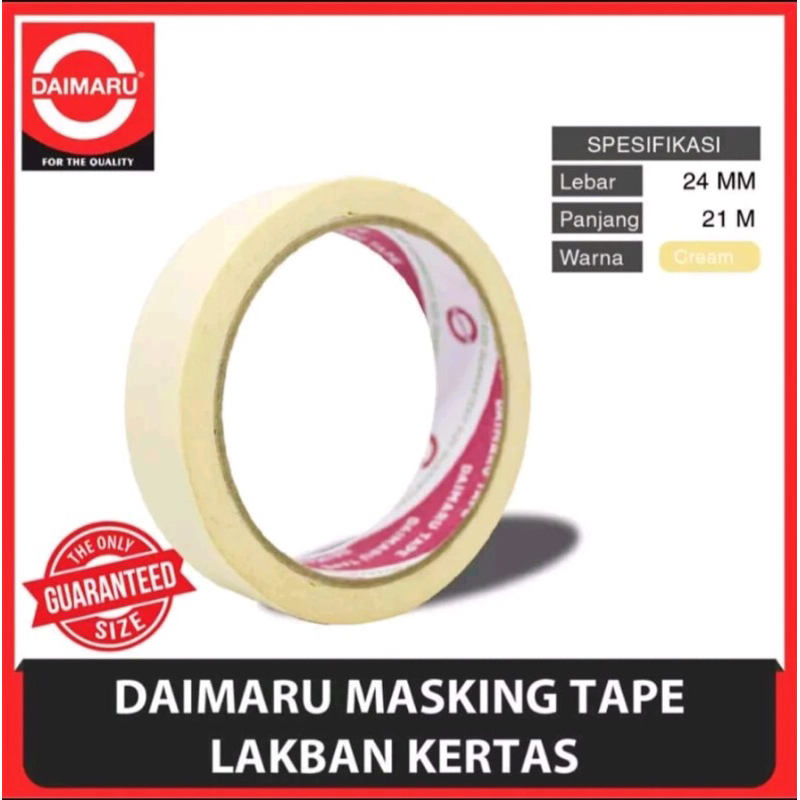 

Isolasi Daimaru Tape 1 inch 24 mm Lakban OPP ( 1inch 24mm )