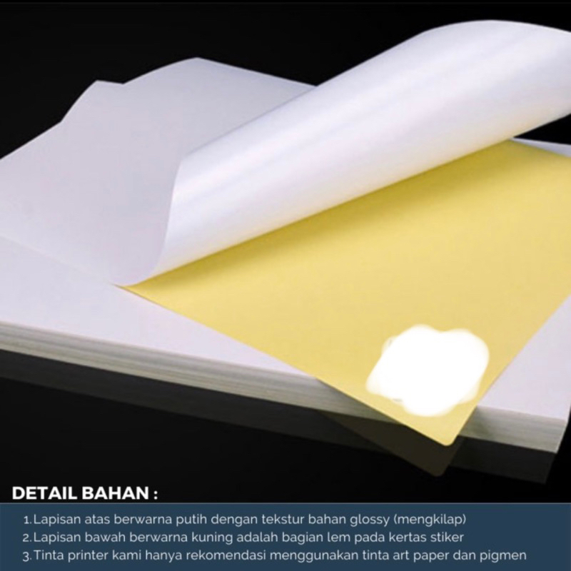

KERTAS STIKER BONTAK GLOSSY CAMEL A3+ A3 PLUS 20 LEMBAR