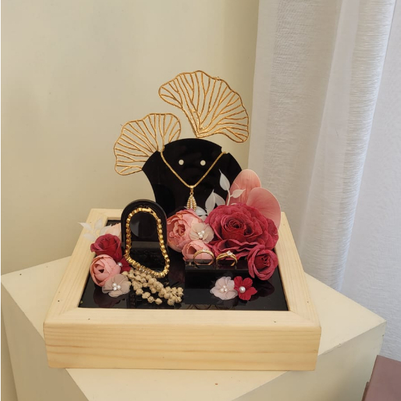 Tempat Perhiasan Kotak Perhiasan Ringbox Akrilik Tempat Cincin Akrilik Box Seserahan Box Uang