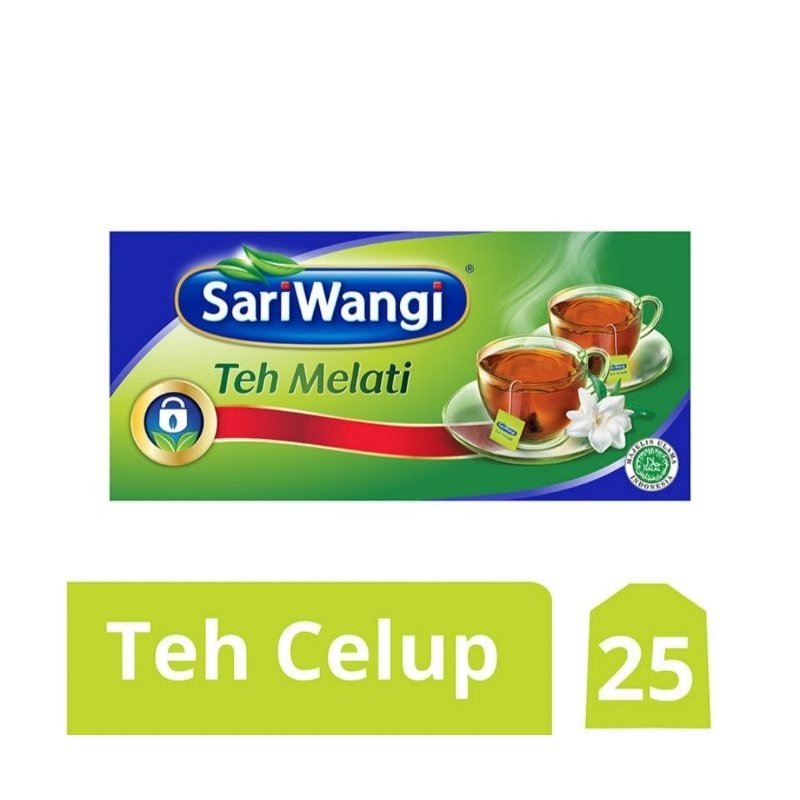 

sariwangi teh celup melati 25celup